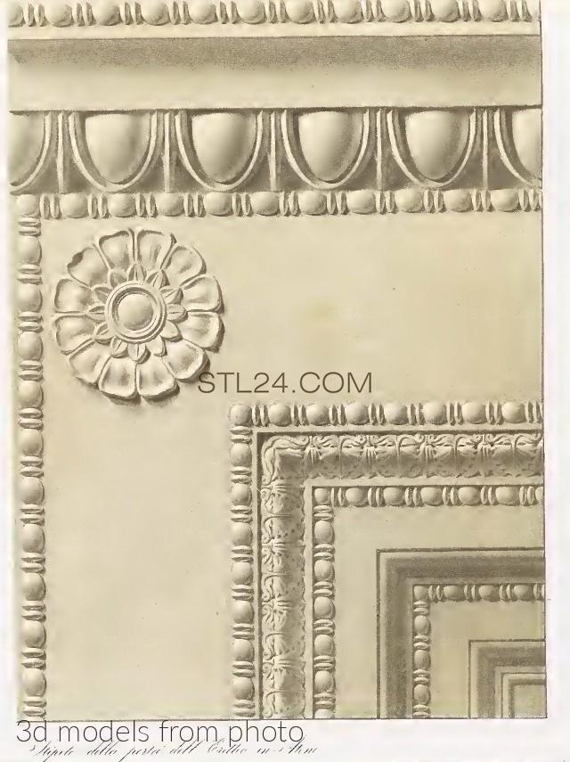 Фризы (FRIESE_0103 -  | 3D model 3DSMAX / OBJ / STL) 3D модель для ЧПУ станка